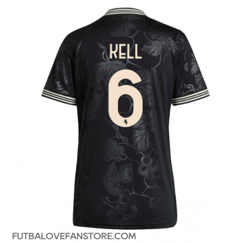 Juventus Lloyd Kelly #6 Tretí Ženy futbalový dres 2025-26 Krátky Rukáv Juventus Lloyd Kelly #6 Tretí Ženy futbalový dres 2025-26 Krátky Rukáv